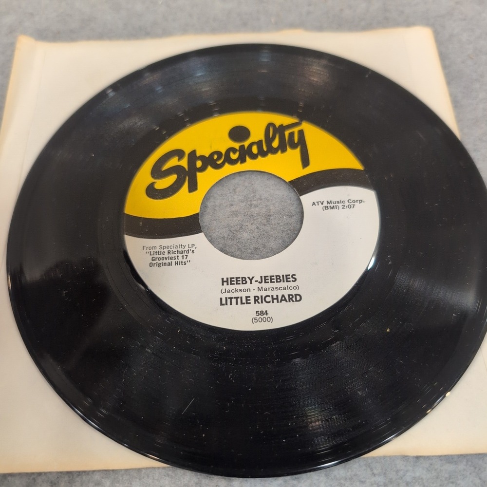 Little Richard - She's Got It / Heeby-Jeebies 45 RPM Specialty 584 Vinyl - Picture 3 of 3